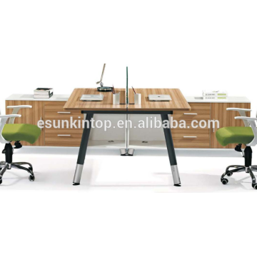 Los muebles de oficina modernos calientes utilizaron la tapicería blanca y de la teca, favorable proveedor de los muebles de la oficina (JO-6064)